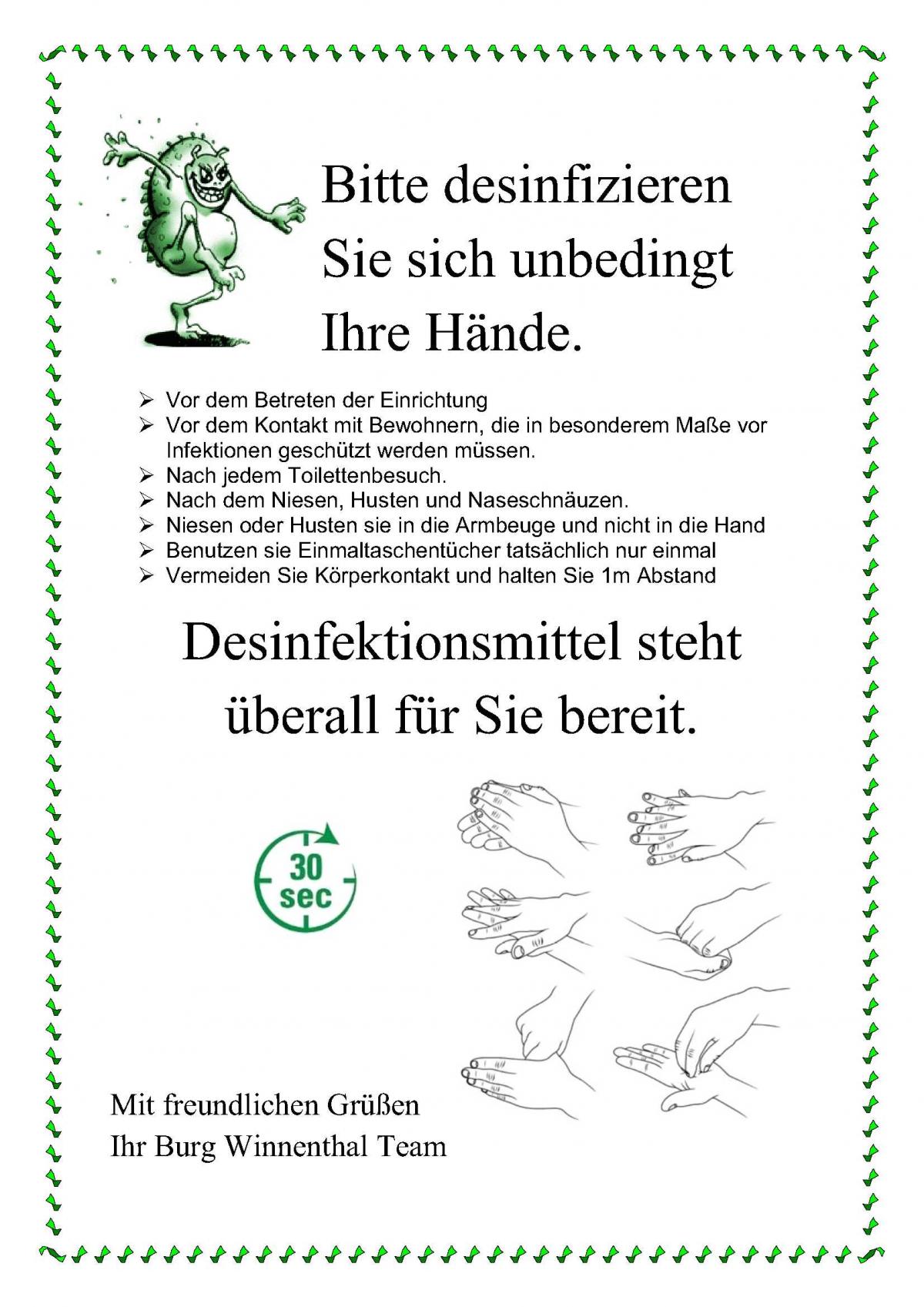 Händedesinfektion
